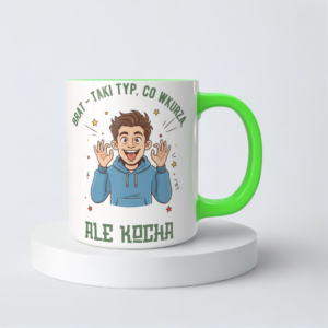 Świąteczny Kubek na Święta - Brat - taki typ, co wkurza, ale kocha